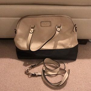 Kate Spade cream and black tote